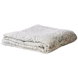 Bordsduk 100% Bomull, Natur/ljusgrå, 250x140cm