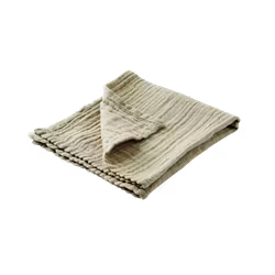 Servett 100% Bomull, Grön, 4-pack