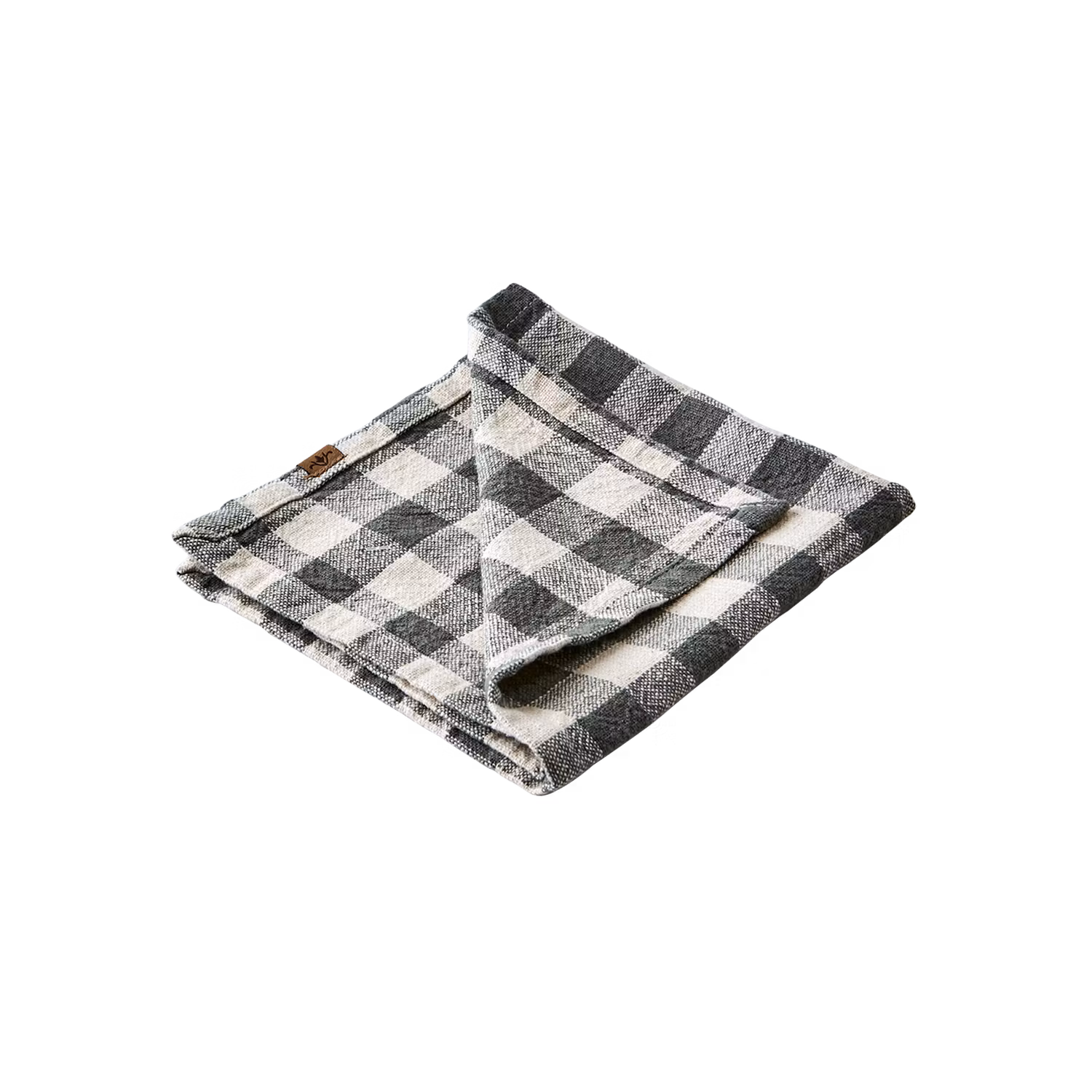 INGRID Servett, Grön/elfenben, 4-pack