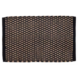 ELINA Tallriksunderlägg, Natur/svart