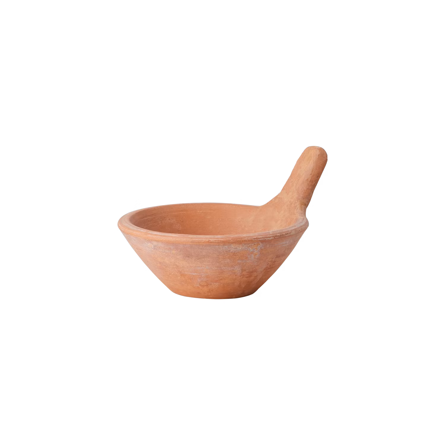 Terrakotta-skål med handtag Ø14cm, Natur