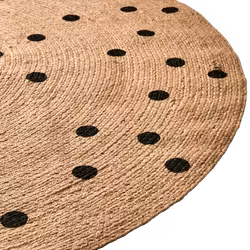 Matta i jute,  Ø100 cm