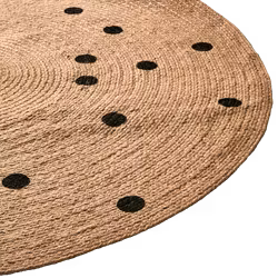 Matta i jute,  Ø60 cm