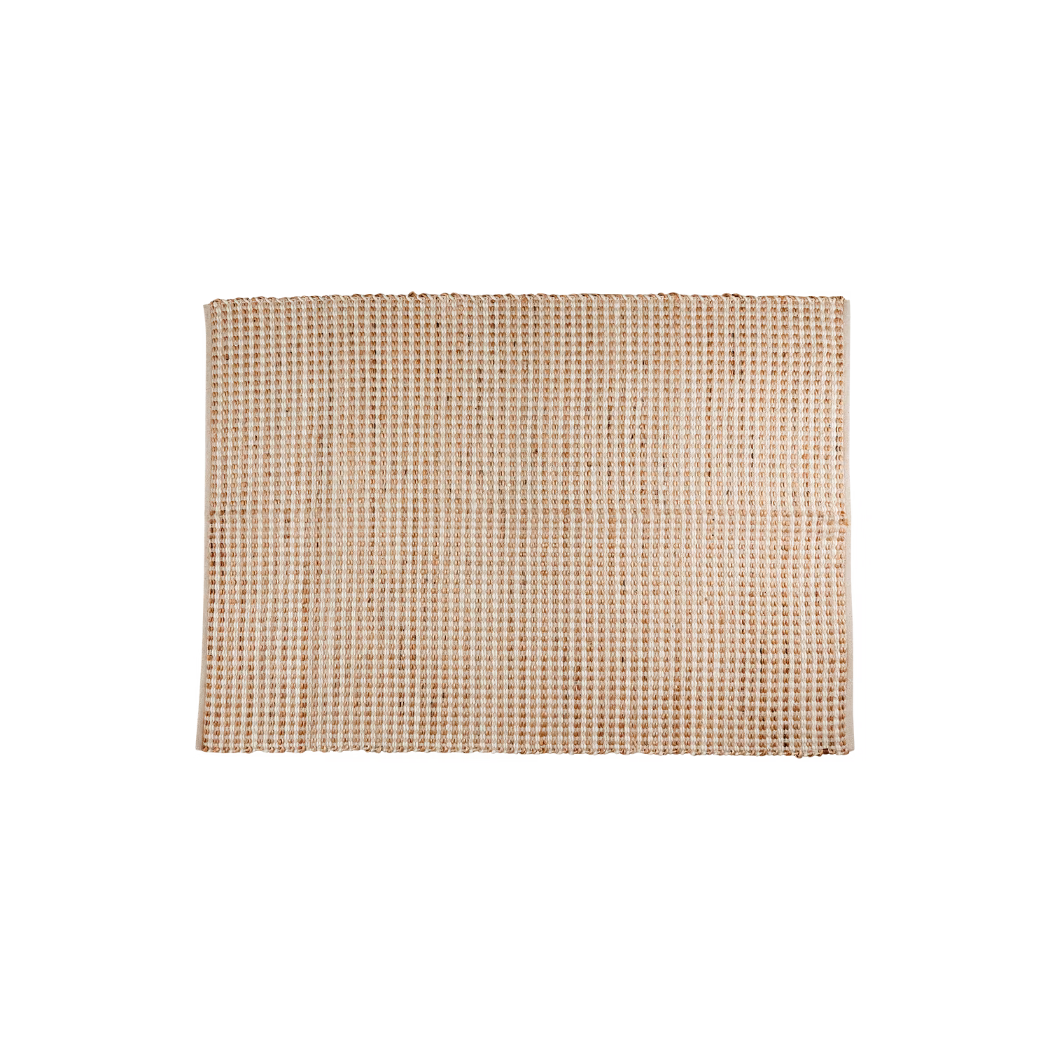 Matta i bomull, jute och ull, 200x140cm