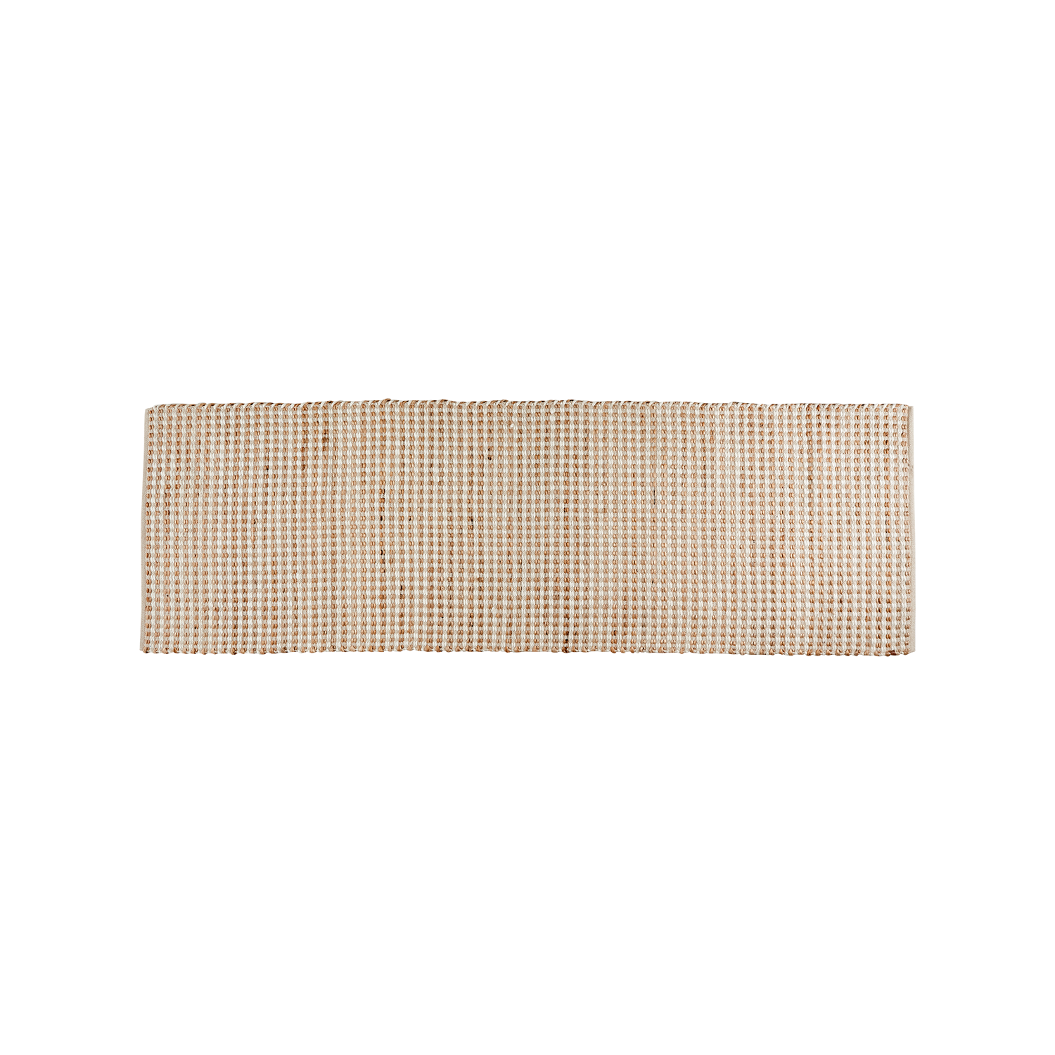 Matta i bomull, jute och ull, 250x80cm