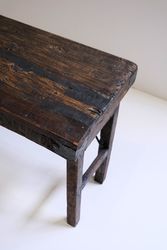 Konsolbord av återvunnet trä, 122x47cm