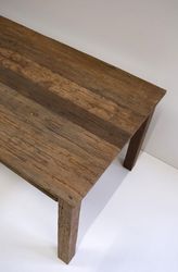 Rustikt matbord i trä, 230cm