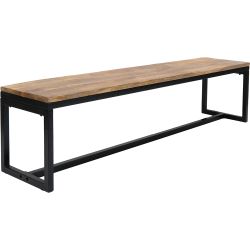 Sittbänk i mangoträ, 185cm