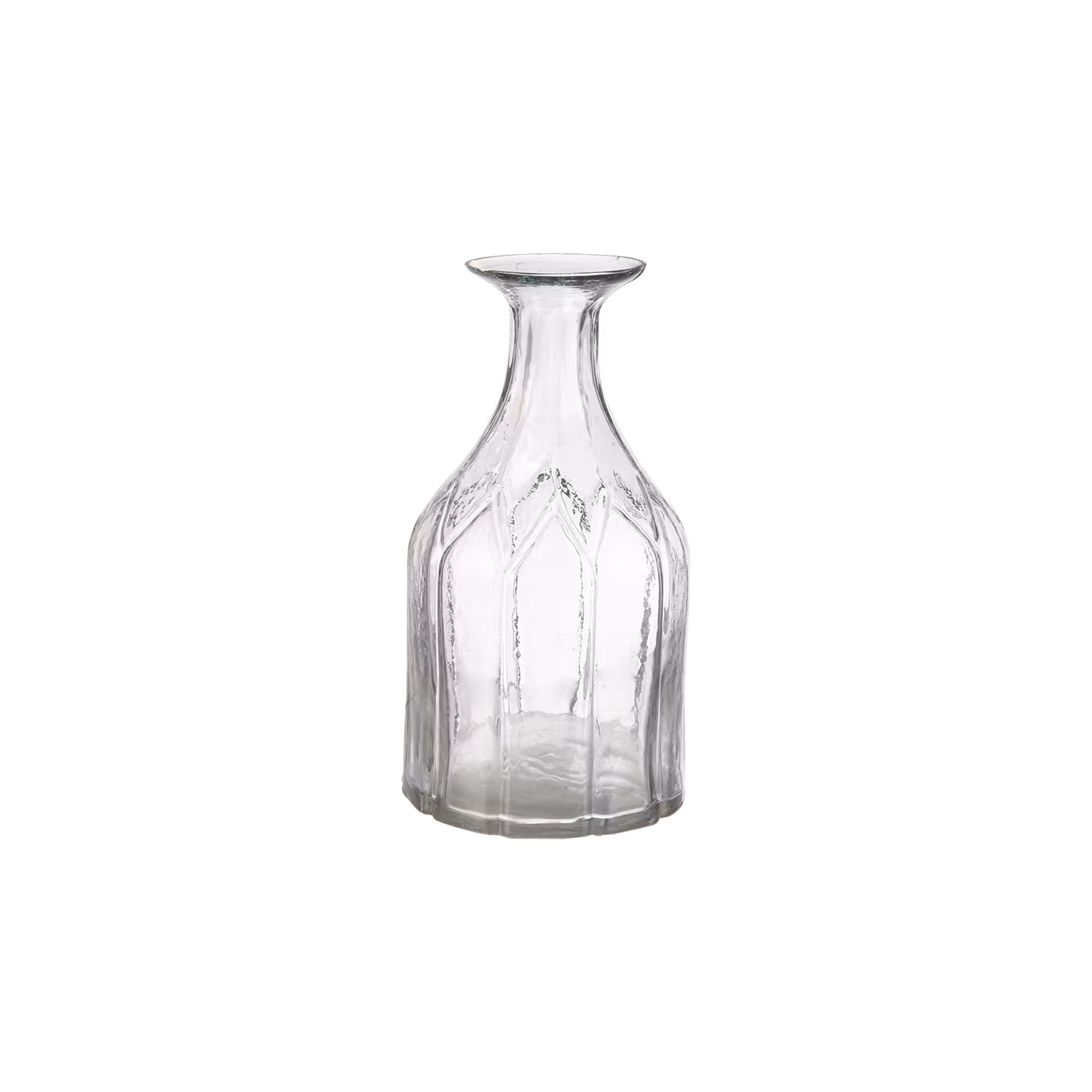 Munblåst vas, 16cm, Klarglas