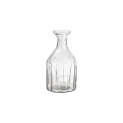 Munblåst vas, 14cm, Klarglas