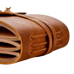 Handgjord Gästbok/Fotobok i läder