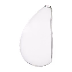 Munblåst väggvas, 18cm, Klarglas