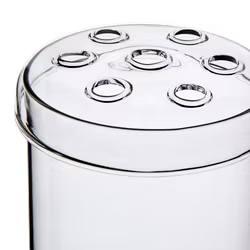 Munblåst vas, 27cm, Klarglas