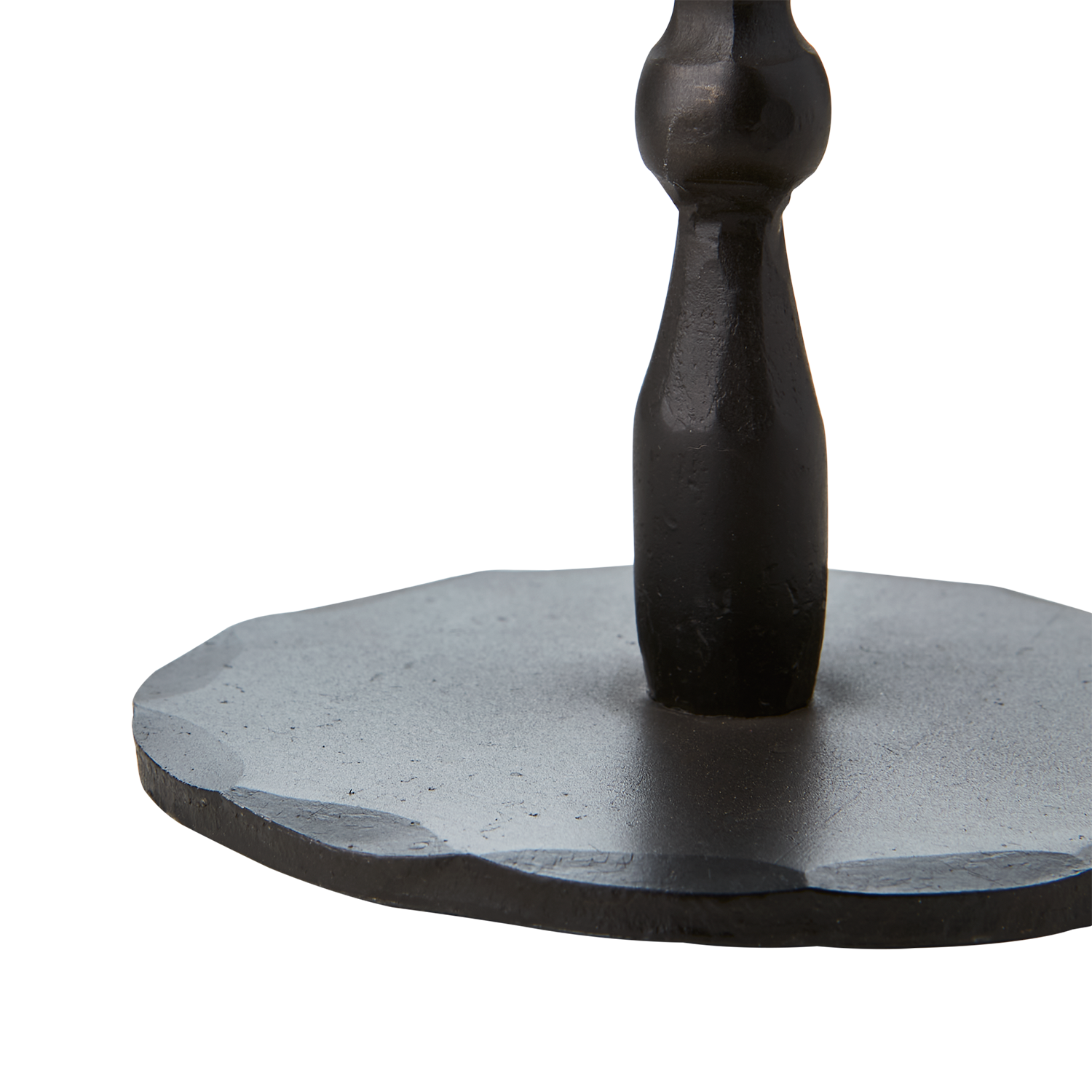 Handgjord ljusstake i järn - Svart, 30cm