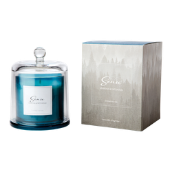 Doftljus med glaskupa, Verbena & patchouli