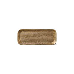 Vackert dekorationsfat, 40x16cm, Mässingfärgad