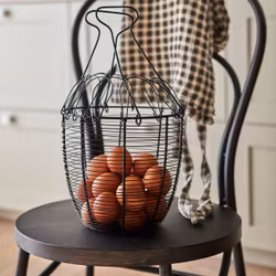 Handgjord Korg i järn, Svart