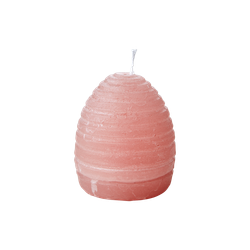 Handgjort ljus, Ägg med virvlar, Dimrosa