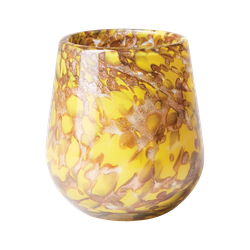 Handgjort Doftljus i munblåst glas, Verbena & lime