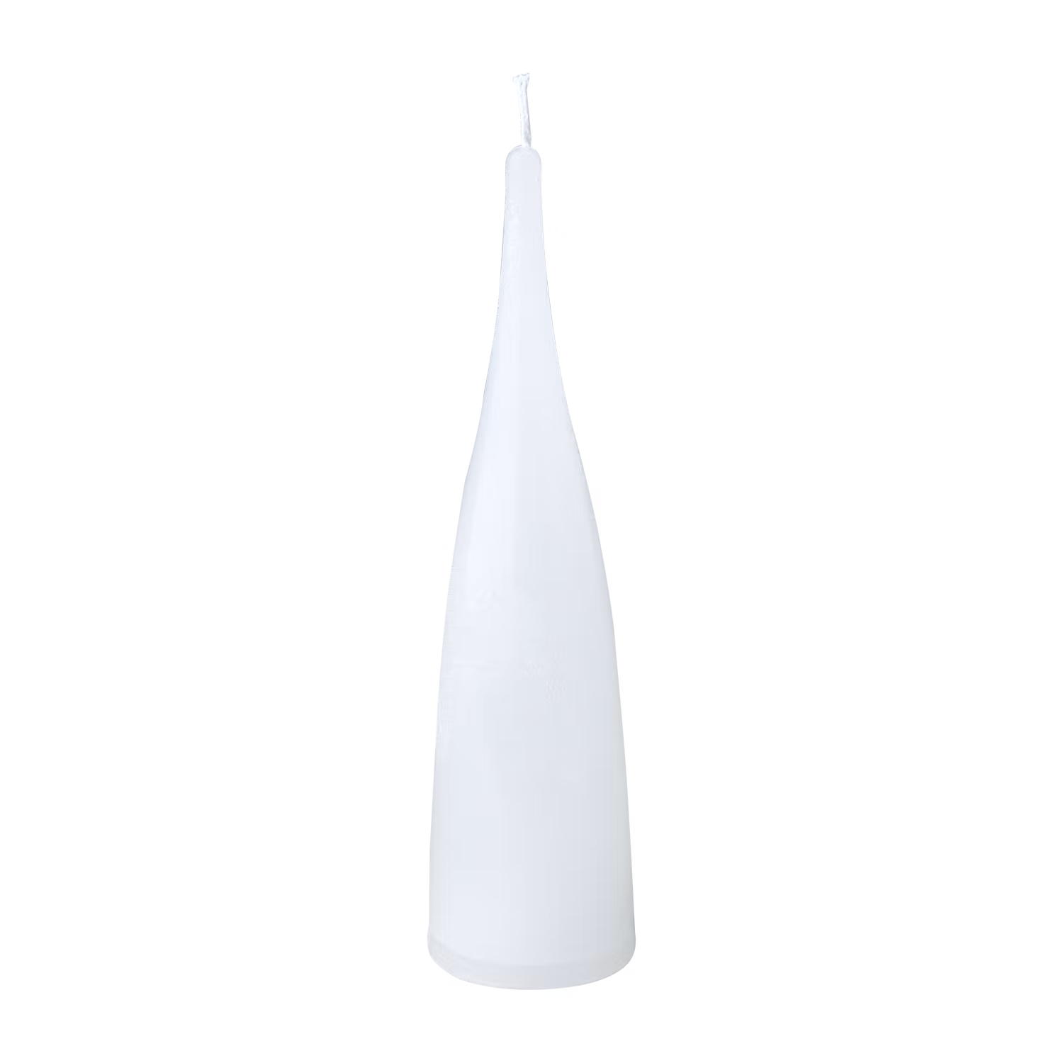 Handgjort Konljus, 18,5cm, Vit