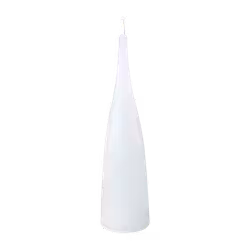 Handgjort Konljus, 18,5cm, Vit