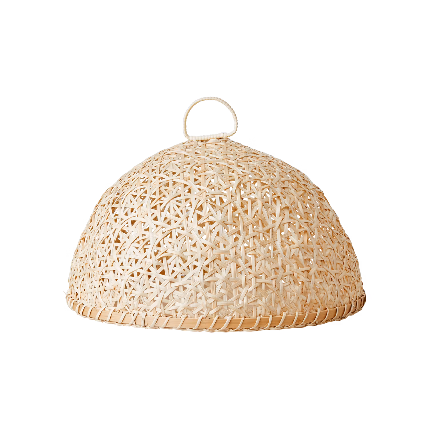 Handgjort Tårtskydd i bambu, Ø31cm, Natur