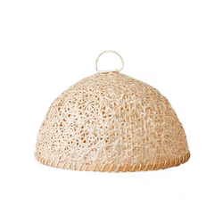 Handgjort Tårtskydd i bambu, Ø31cm, Natur