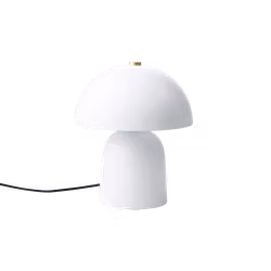 FUNGI Bordslampa, 30cm, Vit