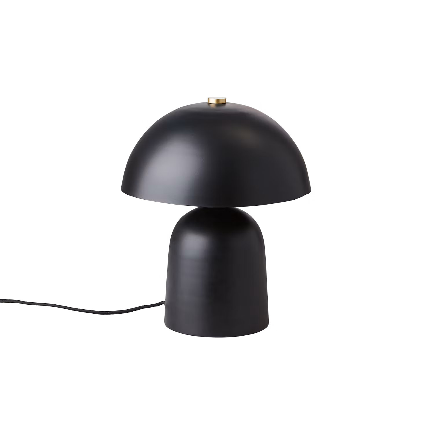 FUNGI Bordslampa, 30cm, Svart