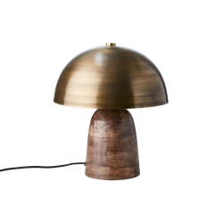 FUNGI Bordslampa/Limited Edition, 38cm, Mässingsfärgad/brun