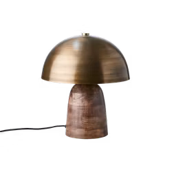FUNGI Bordslampa/Limited Edition, 38cm, Mässingsfärgad/brun