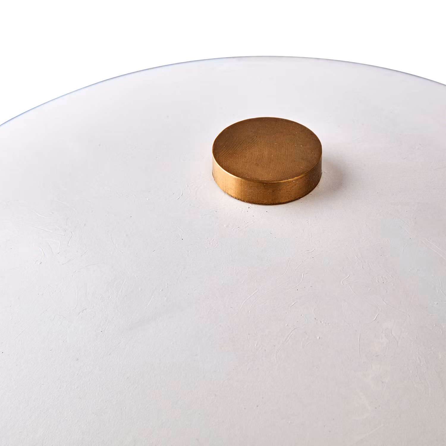FUNGI Bordslampa, 38cm, Vit