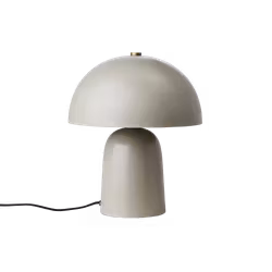 FUNGI Bordslampa, 38cm, Beige