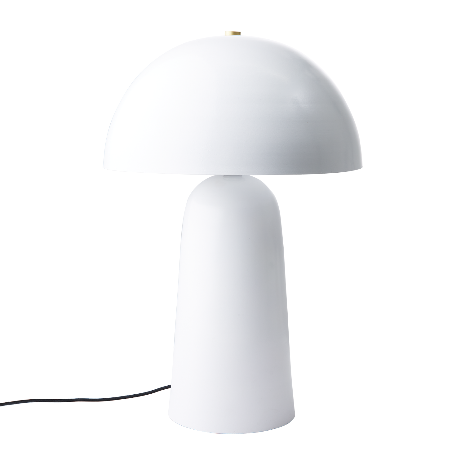 FUNGI Bordslampa, 61cm, Vit