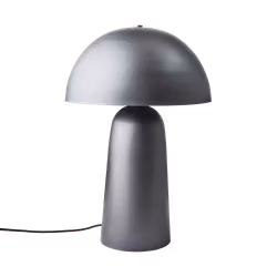 FUNGI Bordslampa, 61cm, Mörkgrå