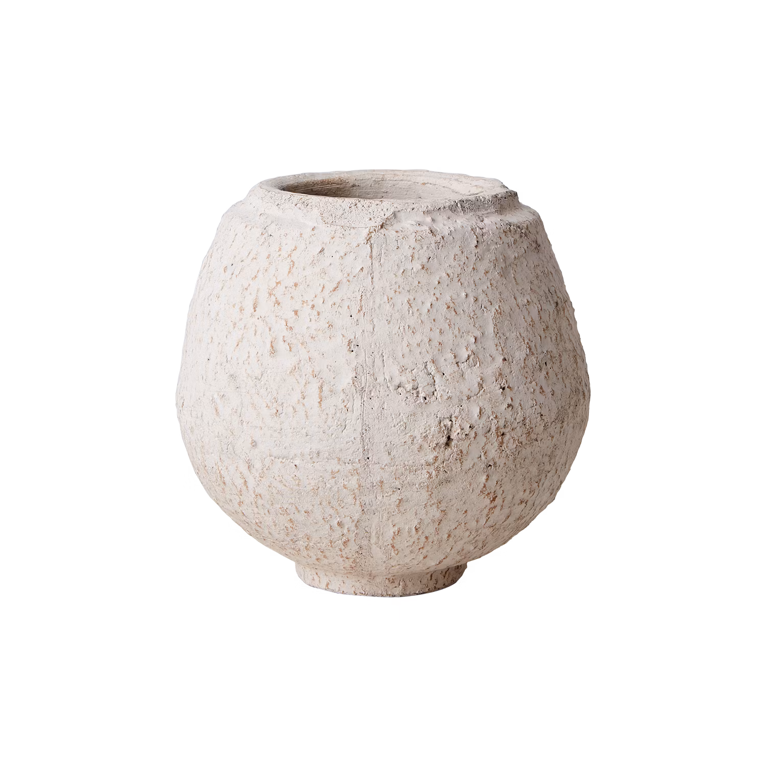 Kruka i elfenbensvit terrakotta, Ø16cm