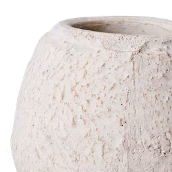 Kruka i elfenbensvit terrakotta, Ø16cm