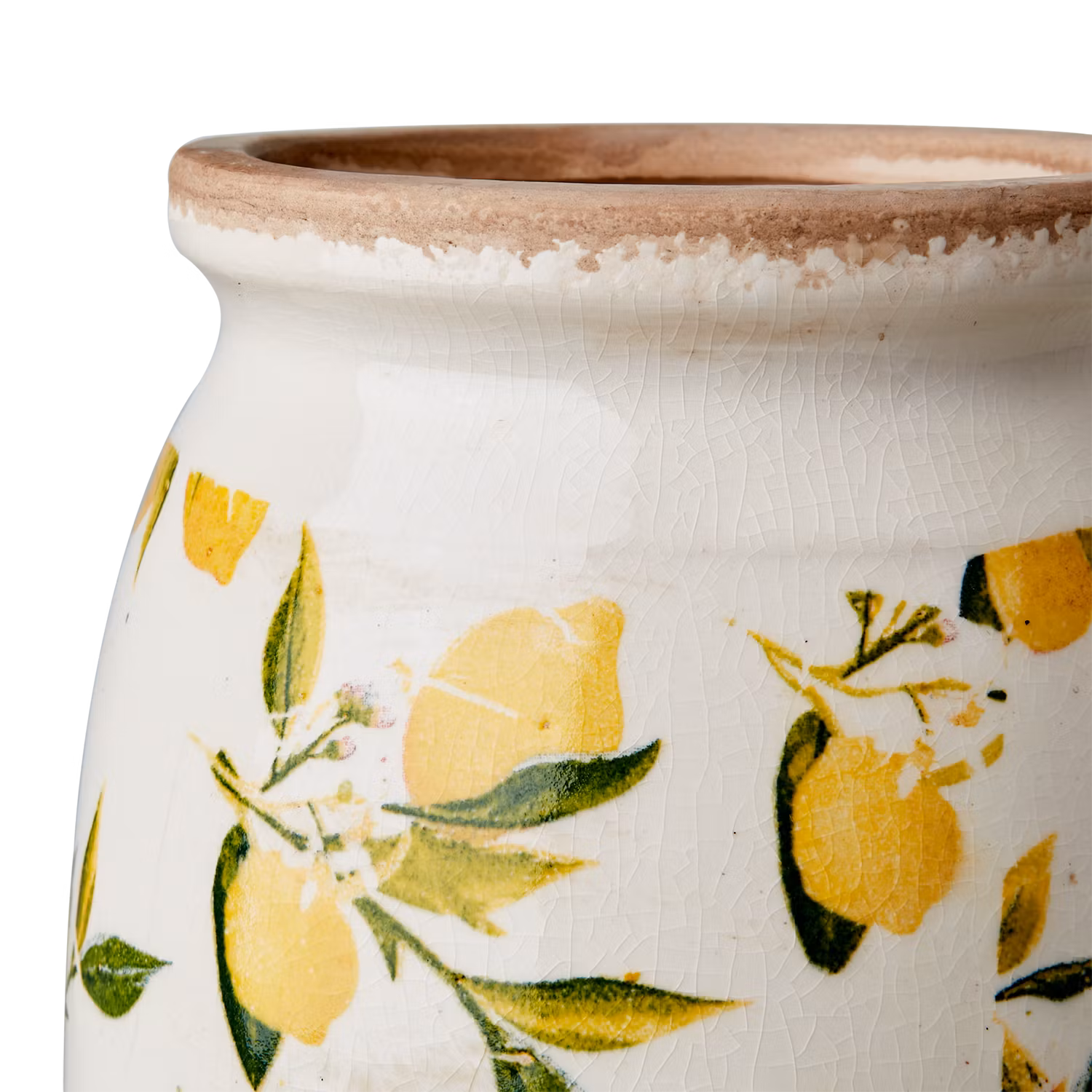 LEMONA Urna L, Vit/grön/gul