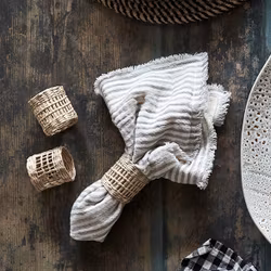 SUNNY Servettring, 4-pack, Natur