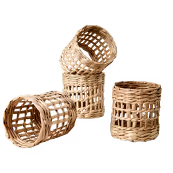SUNNY Servettring, 4-pack, Natur