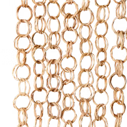 Handgjord gardin av sjögräs, 200x90cm, Natur