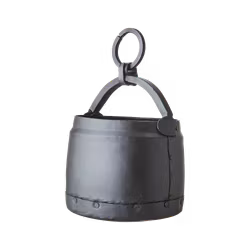 Handgjord kruka i järn, Ø20cm , Hängkruka