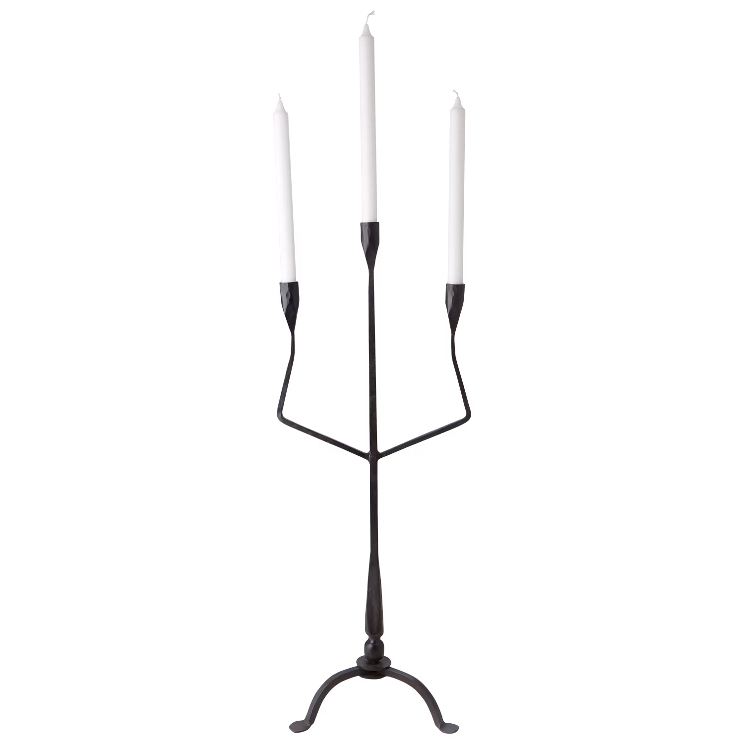 Kandelaber i järn, 75cm, Svart