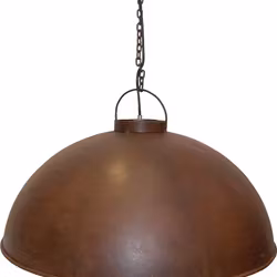 Taklampa i järn, 52cm, Rost