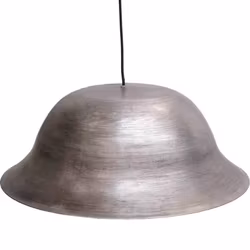 Taklampa med borstad metallfinish, 65cm diameter