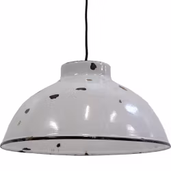 Taklampa i emalj, Patinerad emalj, 2-pack