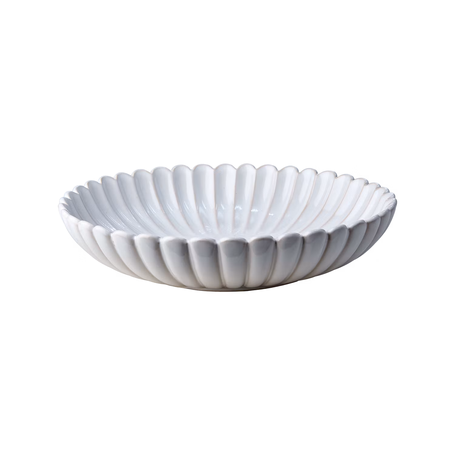 HULDA Serveringsfat, Stengods, Ø35cm