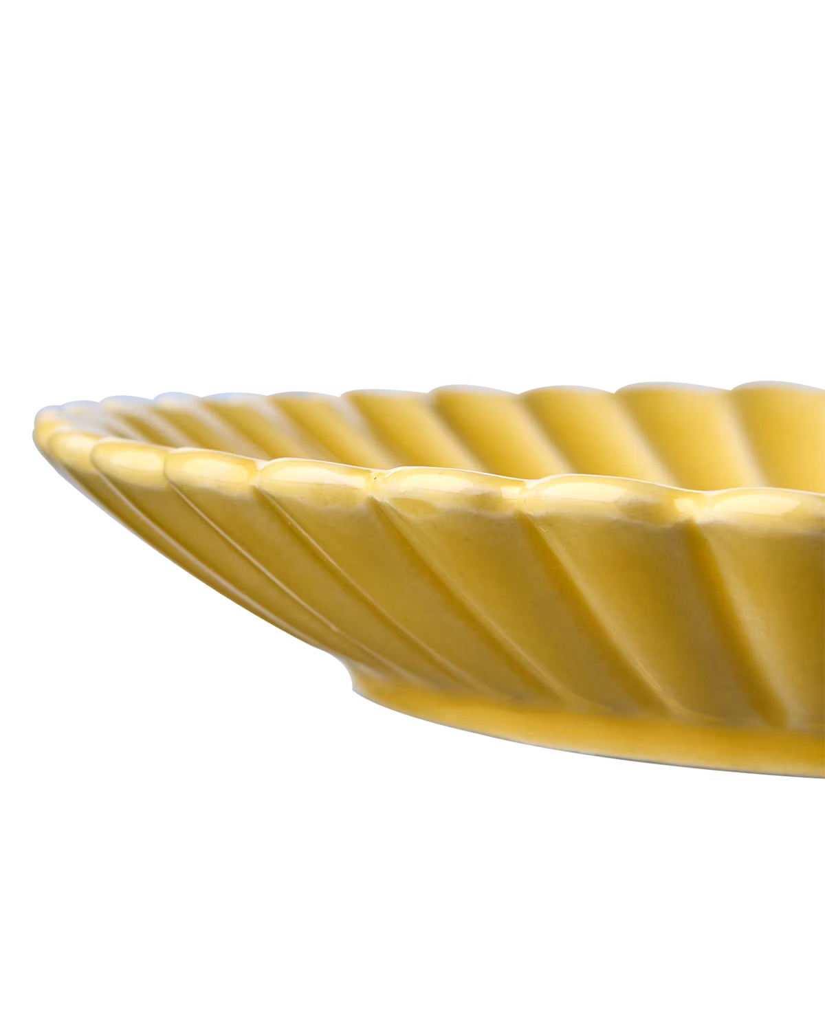 HULDA Tallrik Stengods, Ø19 cm, Gul, 4-pack