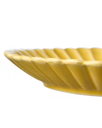 HULDA Tallrik Stengods, Ø19 cm, Gul, 4-pack