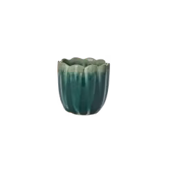 HULDA Äggkopp i stengods, Grön, 12-pack